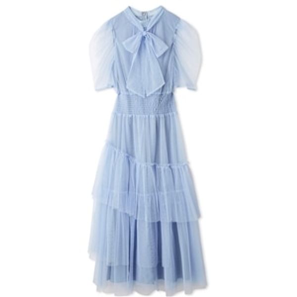 FURFUR half sleeve tulle dress SHIBUYA PARCO New